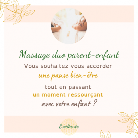 Massage bien-être en duo parent-enfant